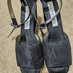 Pre-owned Yves Saint Laurent wedge sandal